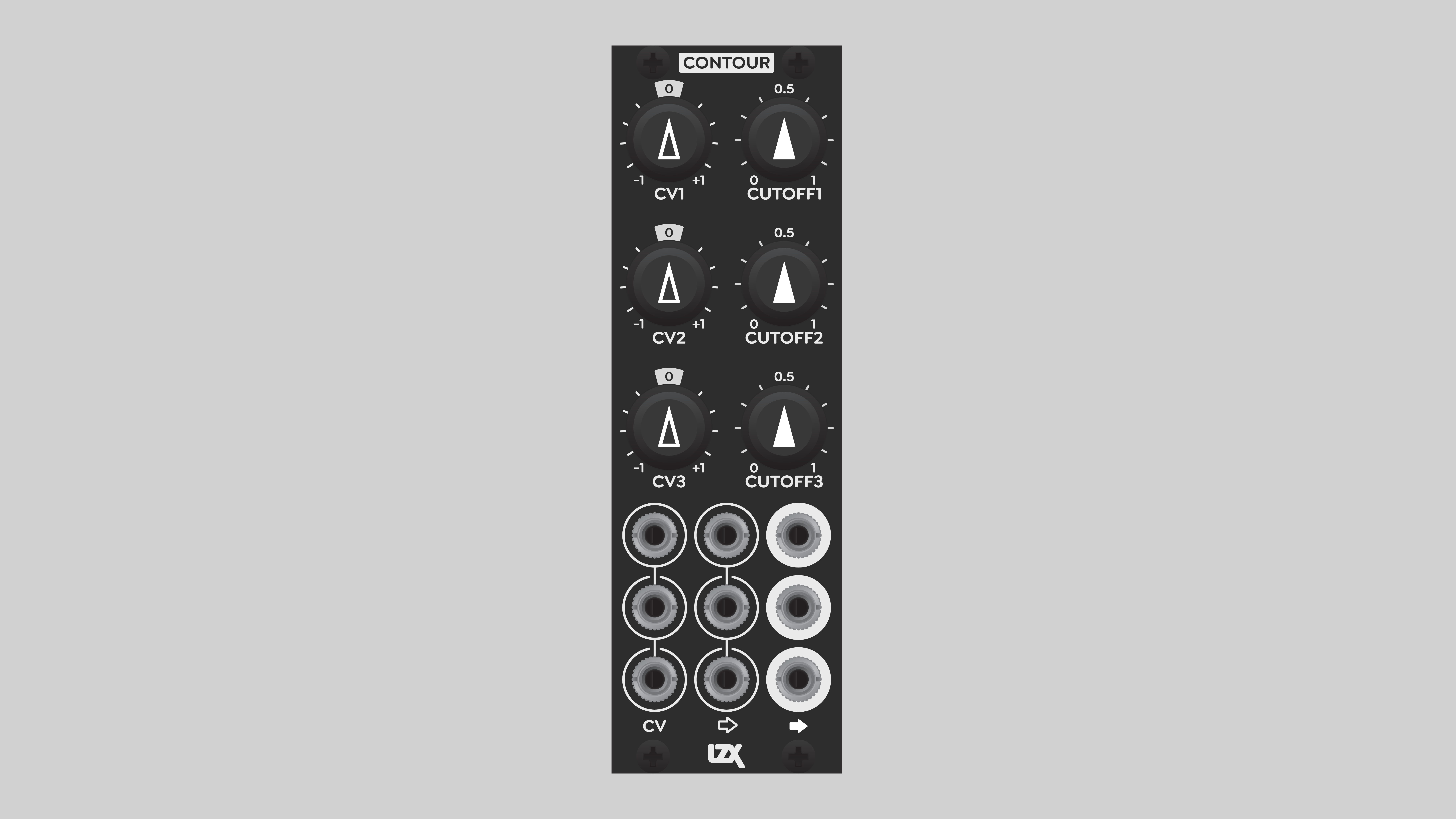 Contour front panel