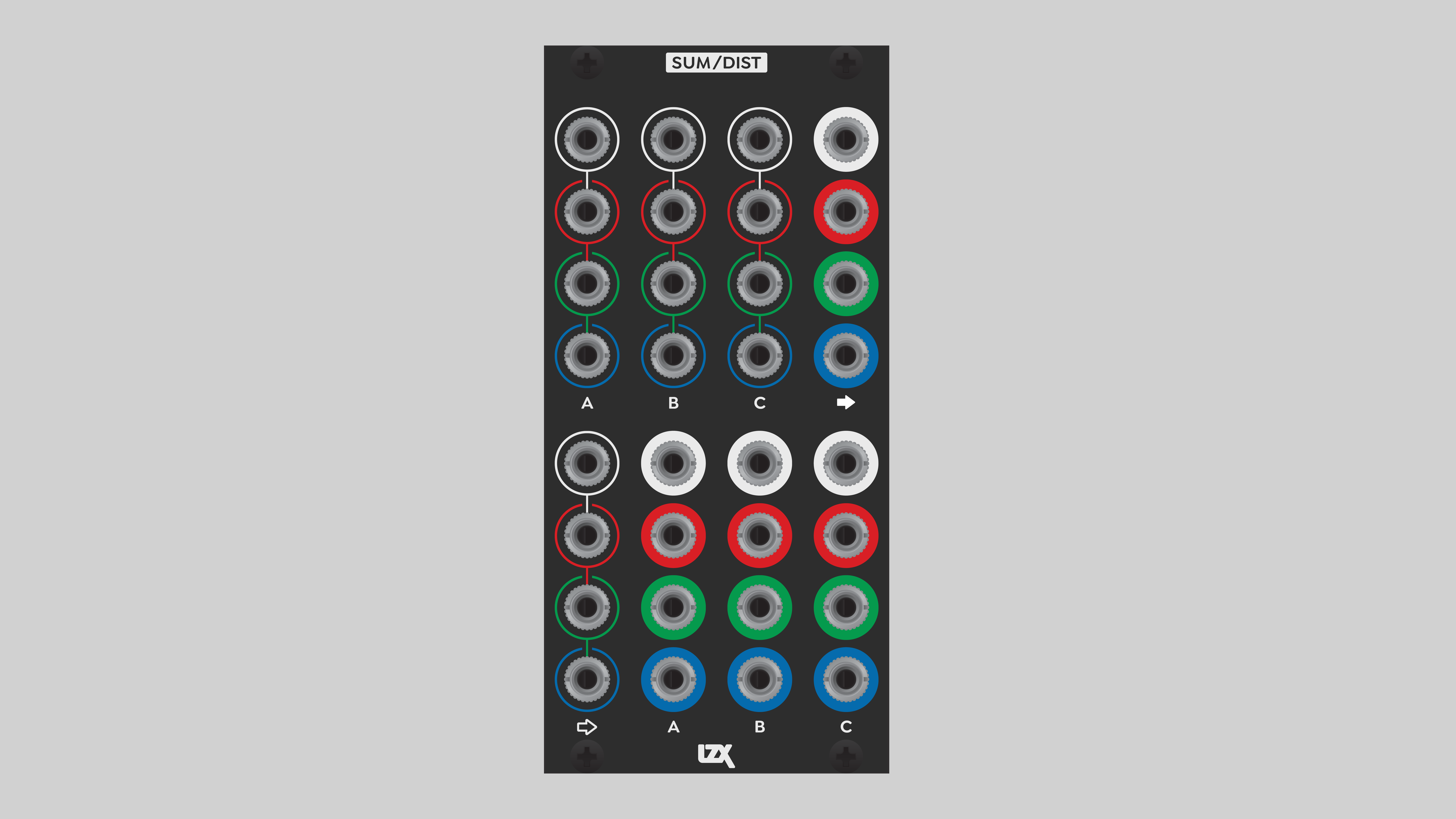 Sum/Dist front panel