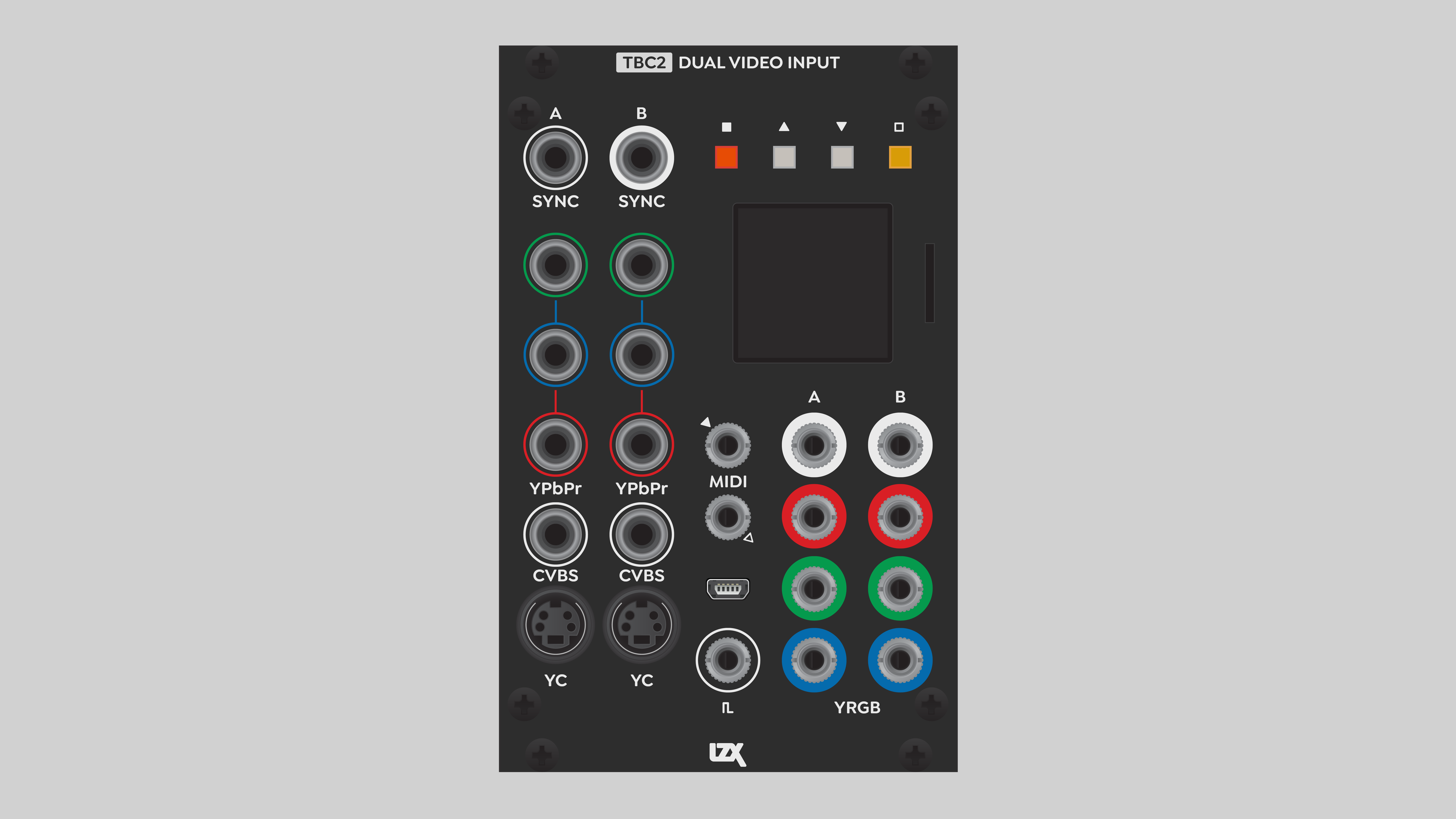 TBC2 front panel