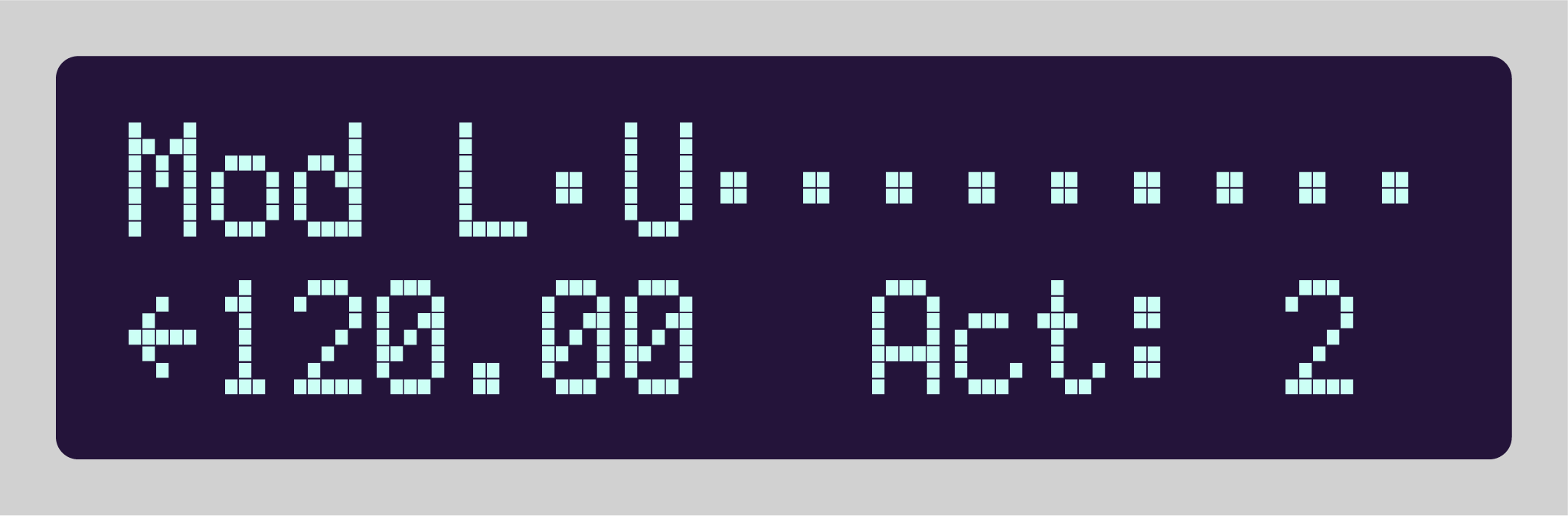 Videomancer Motion Overview display